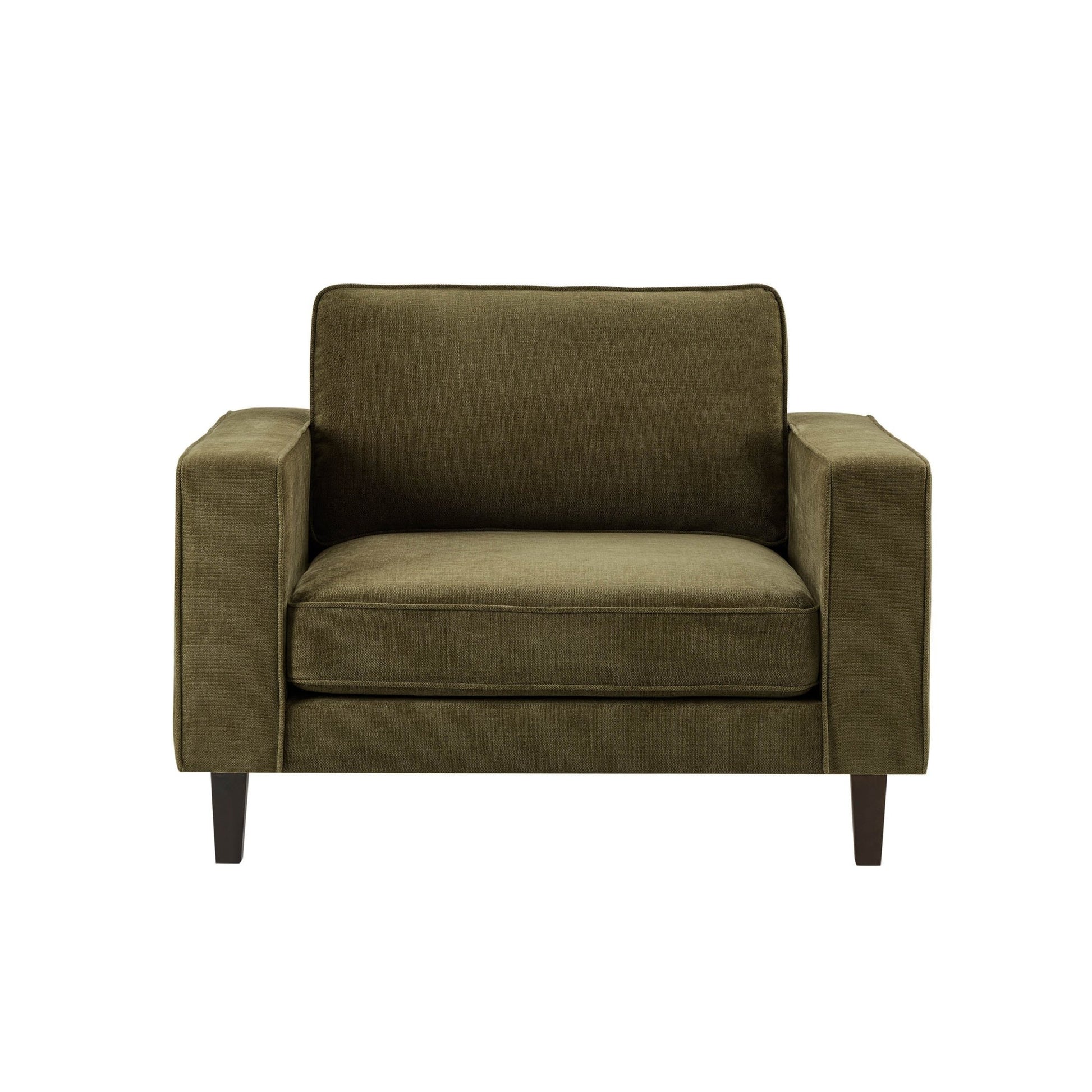 Soho Loveseat - Chenille Olive - DUSK