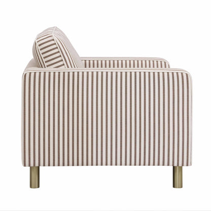 Soho Loveseat - Chocolate Stripe - DUSK