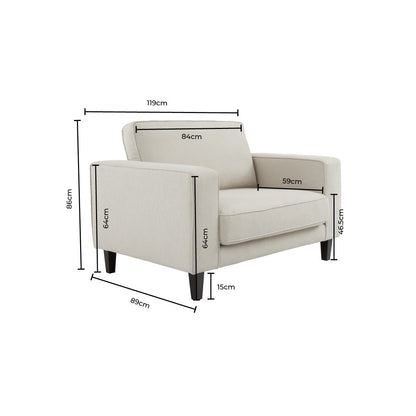 Soho Loveseat - Ink - DUSK