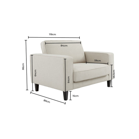 Soho Loveseat - Ink - DUSK