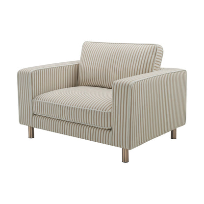 Soho Loveseat - Sand Stripe - DUSK