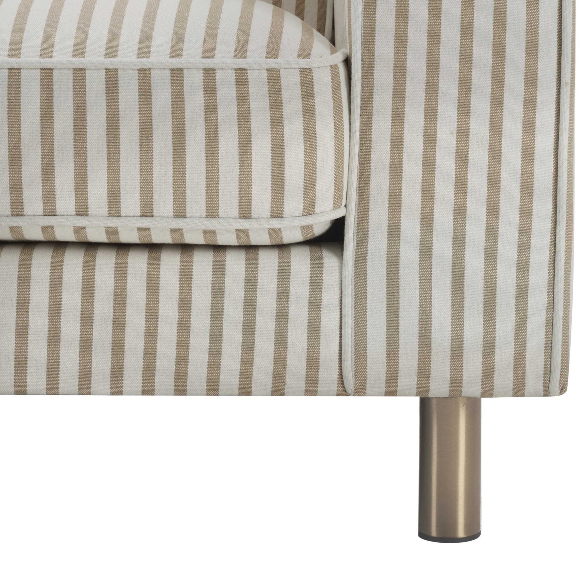 Soho Loveseat - Sand Stripe - DUSK