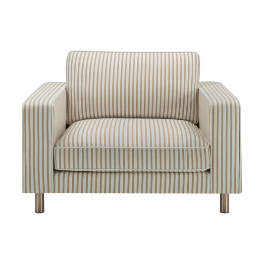 Soho Loveseat - Sand Stripe - DUSK