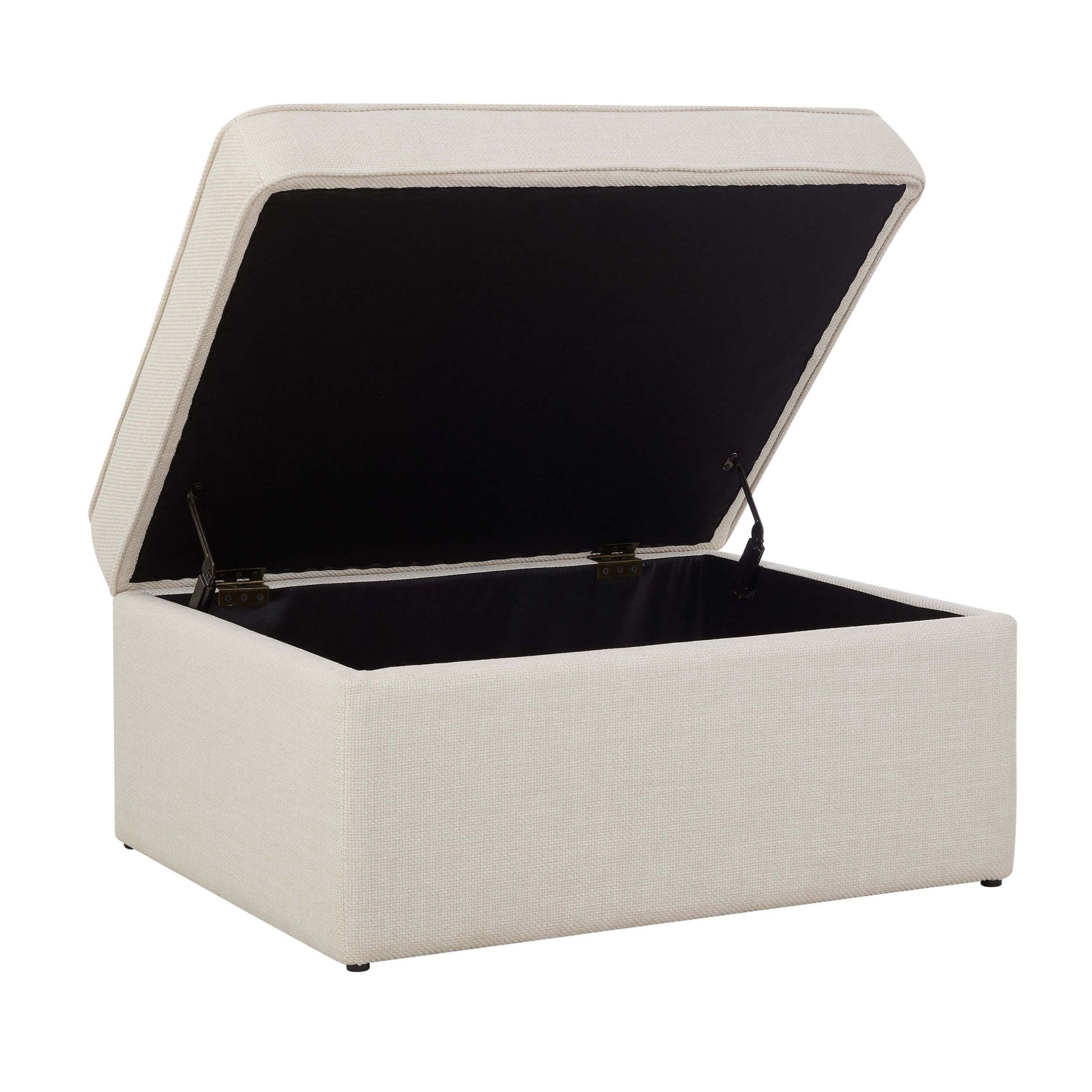 Soho Ottoman Storage Pouffe - Beige - DUSK