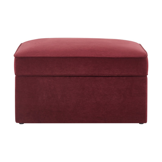 Soho Ottoman Storage Pouffe - Berry - DUSK