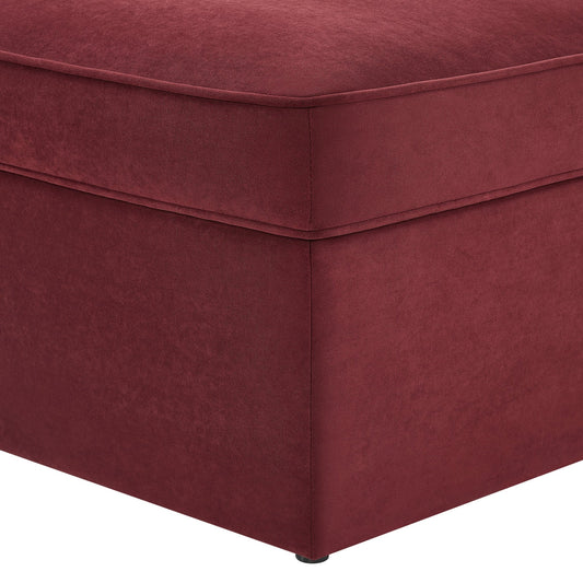 Soho Ottoman Storage Pouffe - Berry - DUSK