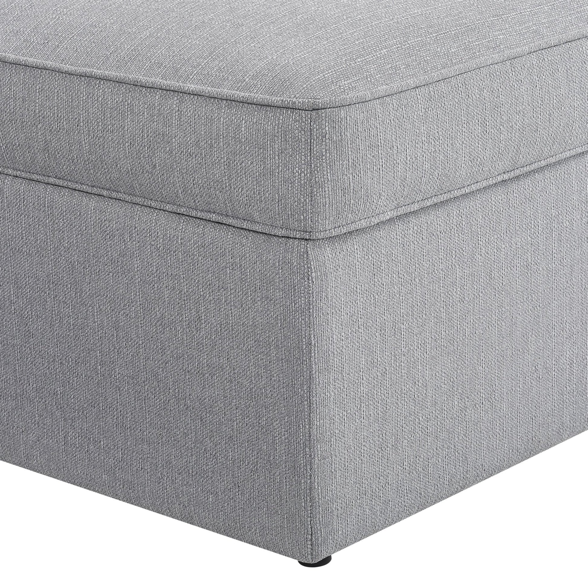 Soho Ottoman Storage Pouffe - Blue Grey - DUSK