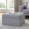 Soho Ottoman Storage Pouffe - Blue Grey - DUSK