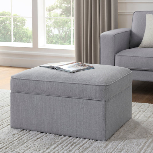 Soho Ottoman Storage Pouffe - Blue Grey - DUSK