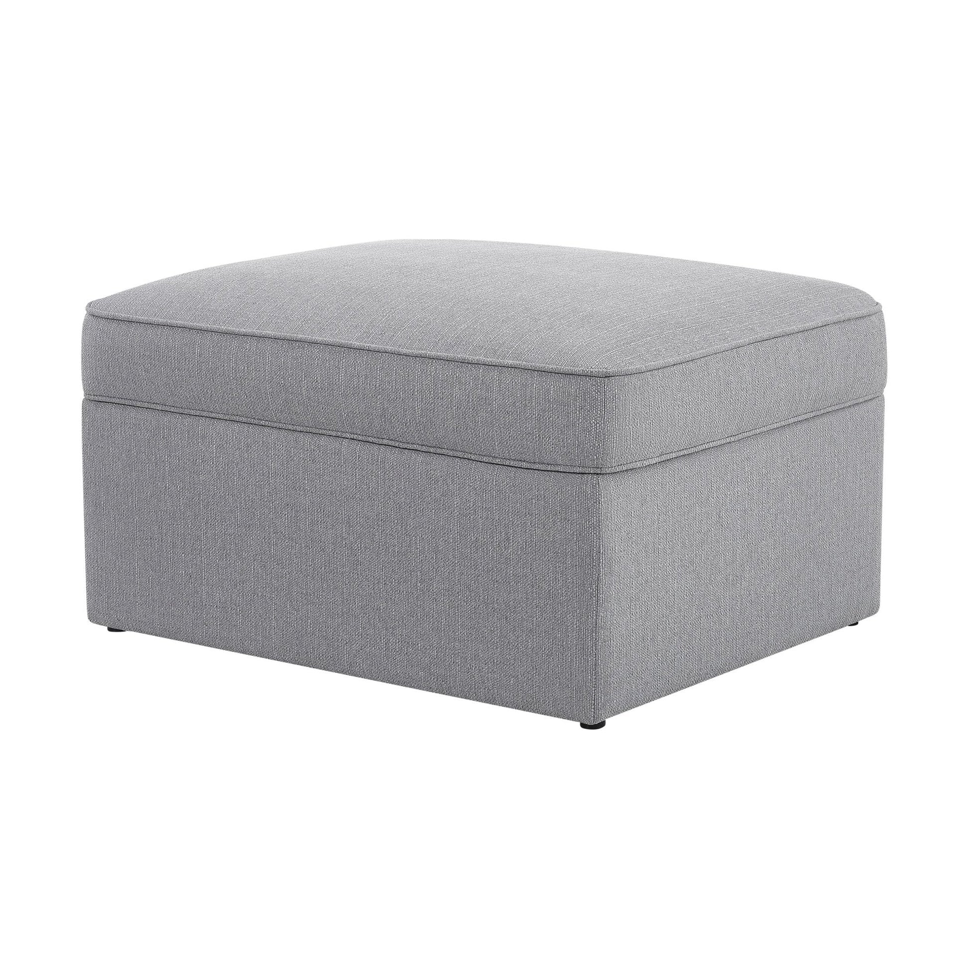 Soho Ottoman Storage Pouffe - Blue Grey - DUSK