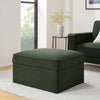 Soho Ottoman Storage Pouffe - Dark Olive - DUSK