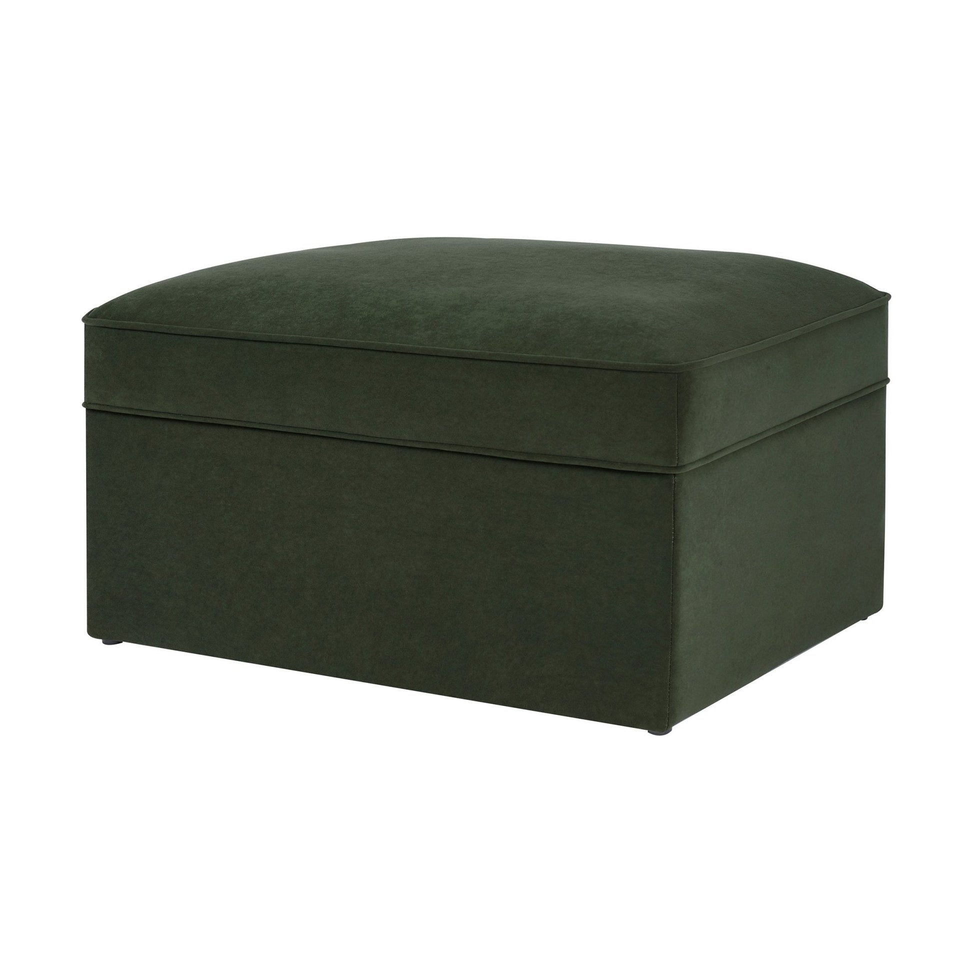 Soho Ottoman Storage Pouffe - Dark Olive - DUSK