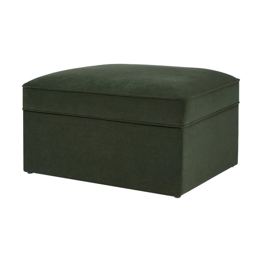 Soho Ottoman Storage Pouffe - Dark Olive - DUSK