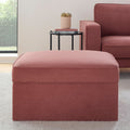 Soho Ottoman Storage Pouffe - Dusky Pink - DUSK