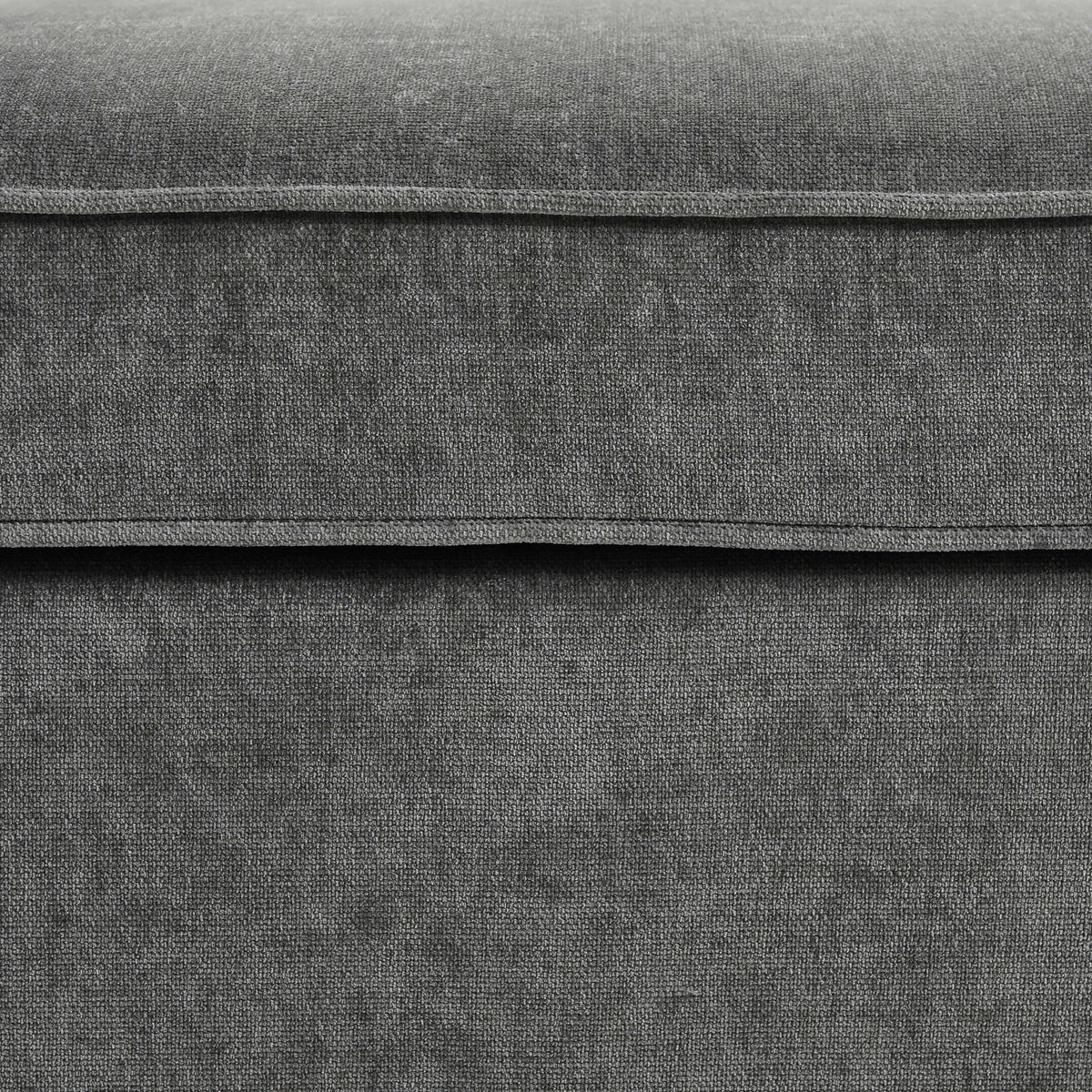 Soho Ottoman Storage Pouffe - Grey - DUSK