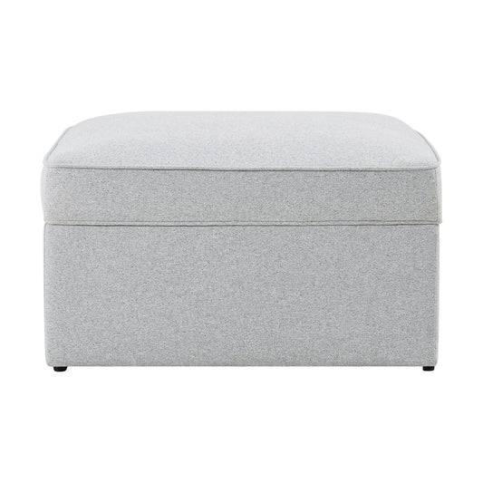 Soho Ottoman Storage Pouffe - Light Grey - DUSK