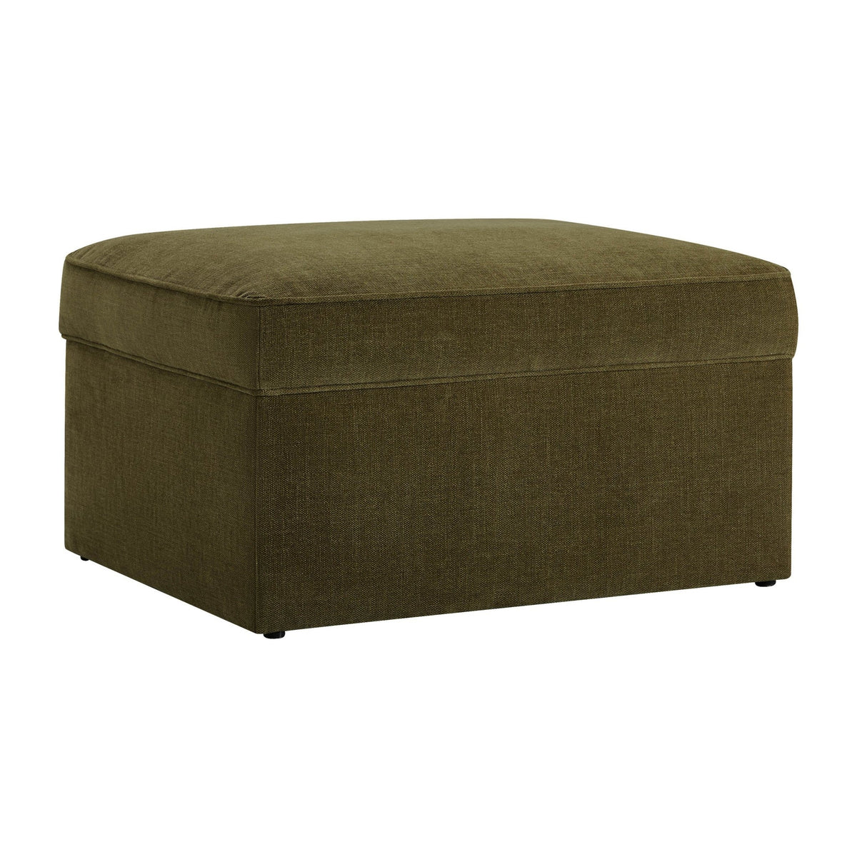 Soho Pouffe Chenille Olive - DUSK