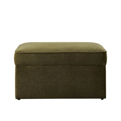 Soho Pouffe Chenille Olive - DUSK
