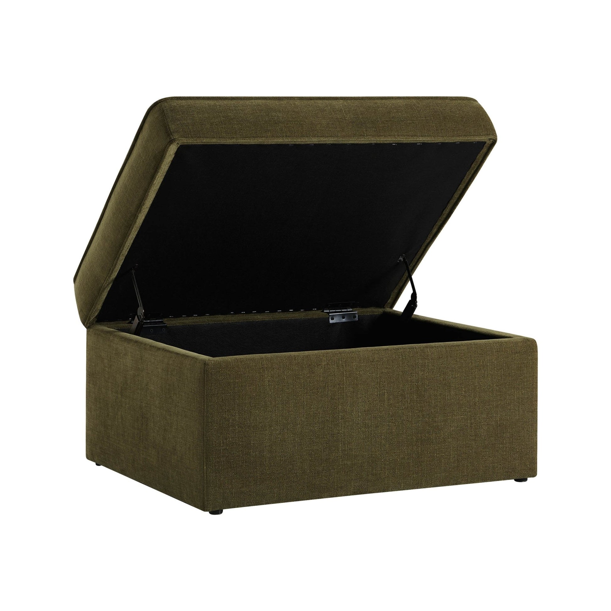 Soho Pouffe Chenille Olive - DUSK