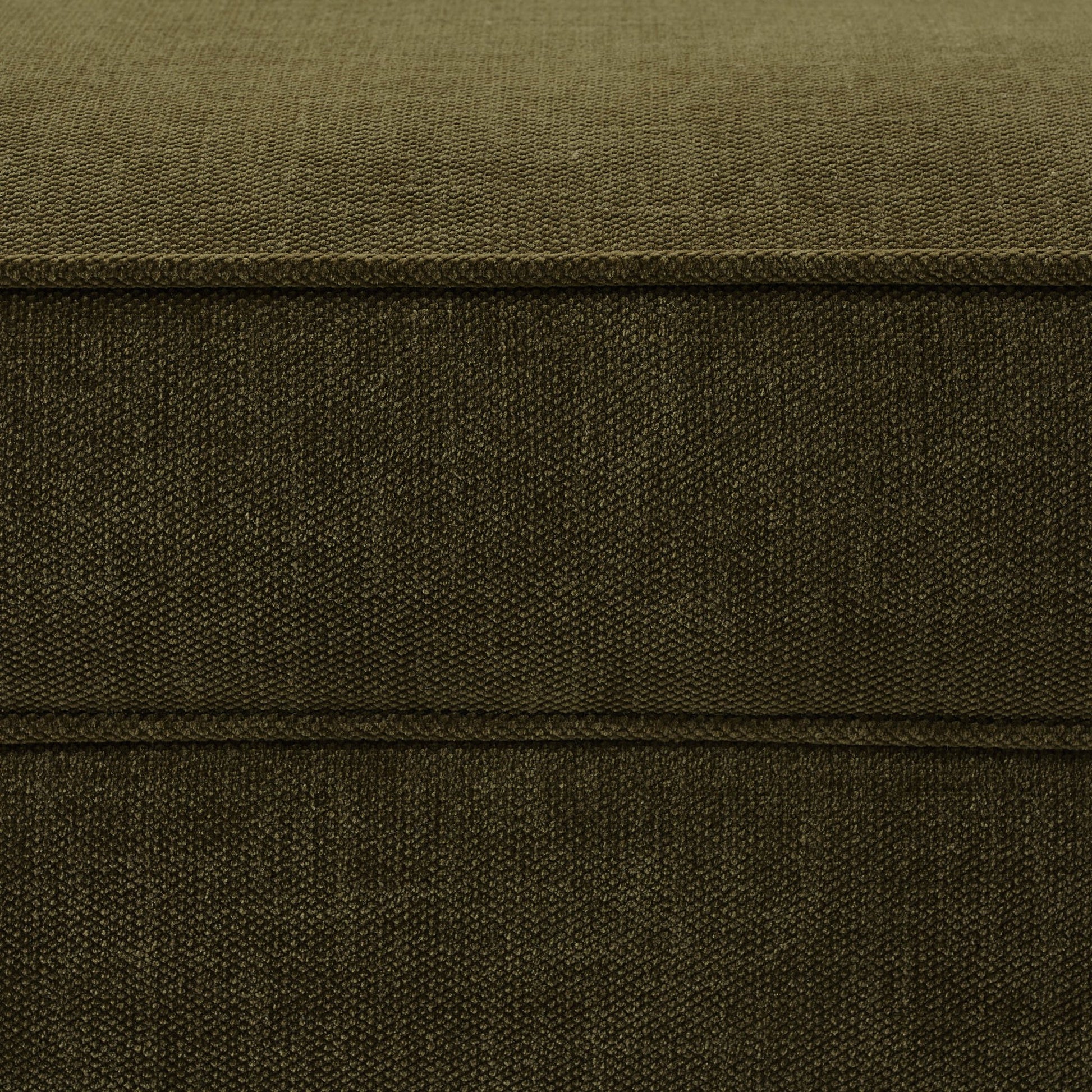 Soho Pouffe Chenille Olive - DUSK