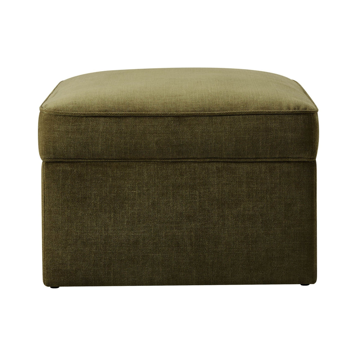 Soho Pouffe Chenille Olive - DUSK