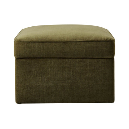 Soho Pouffe Chenille Olive - DUSK