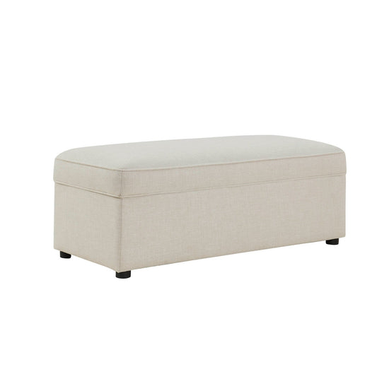 Soho Rectangle Ottoman Storage - Beige - DUSK