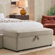 Soho Rectangle Ottoman Storage - Oatmeal - DUSK