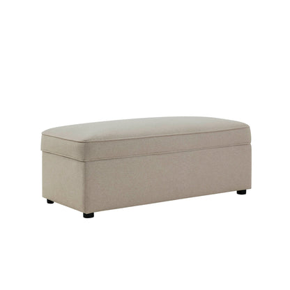Soho Rectangle Ottoman Storage - Oatmeal - DUSK