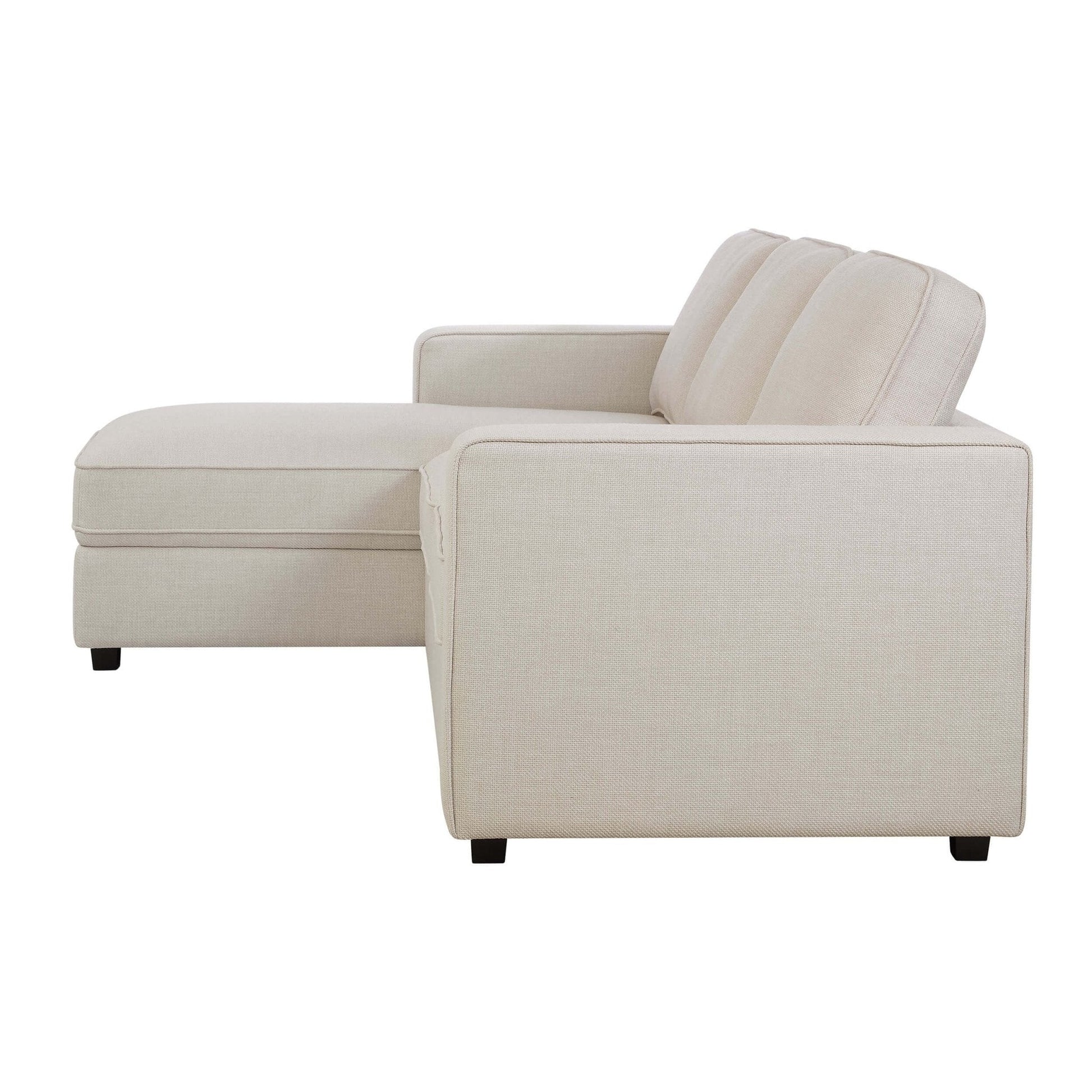 Soho Right Hand Chaise Sofa - Beige - DUSK