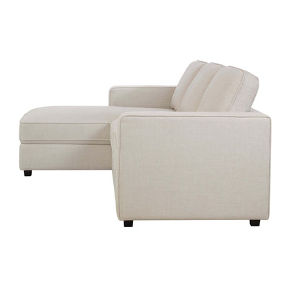 Soho Right Hand Chaise Sofa - Beige - DUSK
