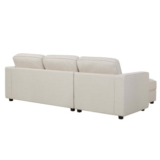 Soho Left Hand Storage Chaise Sofa - Beige – DUSK