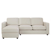 Soho Left Hand Storage Chaise Sofa - Beige – DUSK