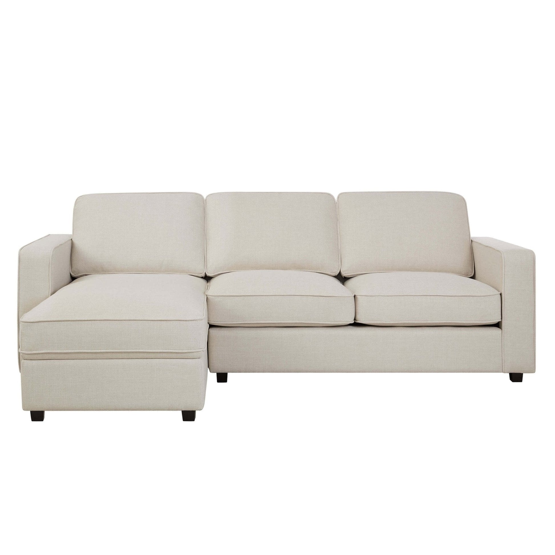 Soho Right Hand Chaise Sofa - Beige - DUSK