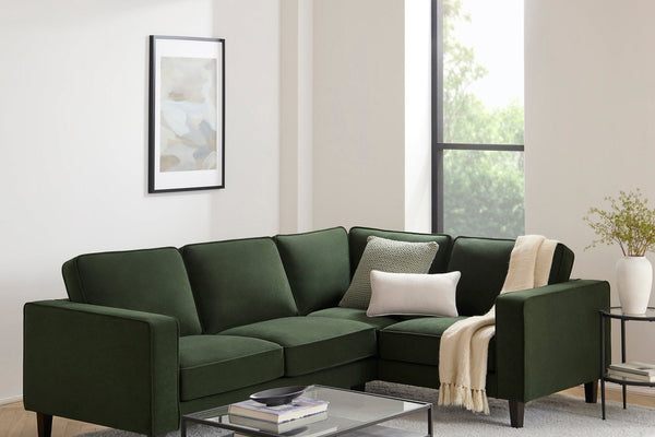 Soho Right Hand Corner Sofa - Dark Olive - DUSK