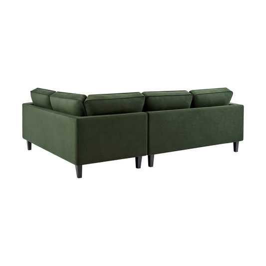 Soho Right Hand Corner Sofa - Dark Olive - DUSK