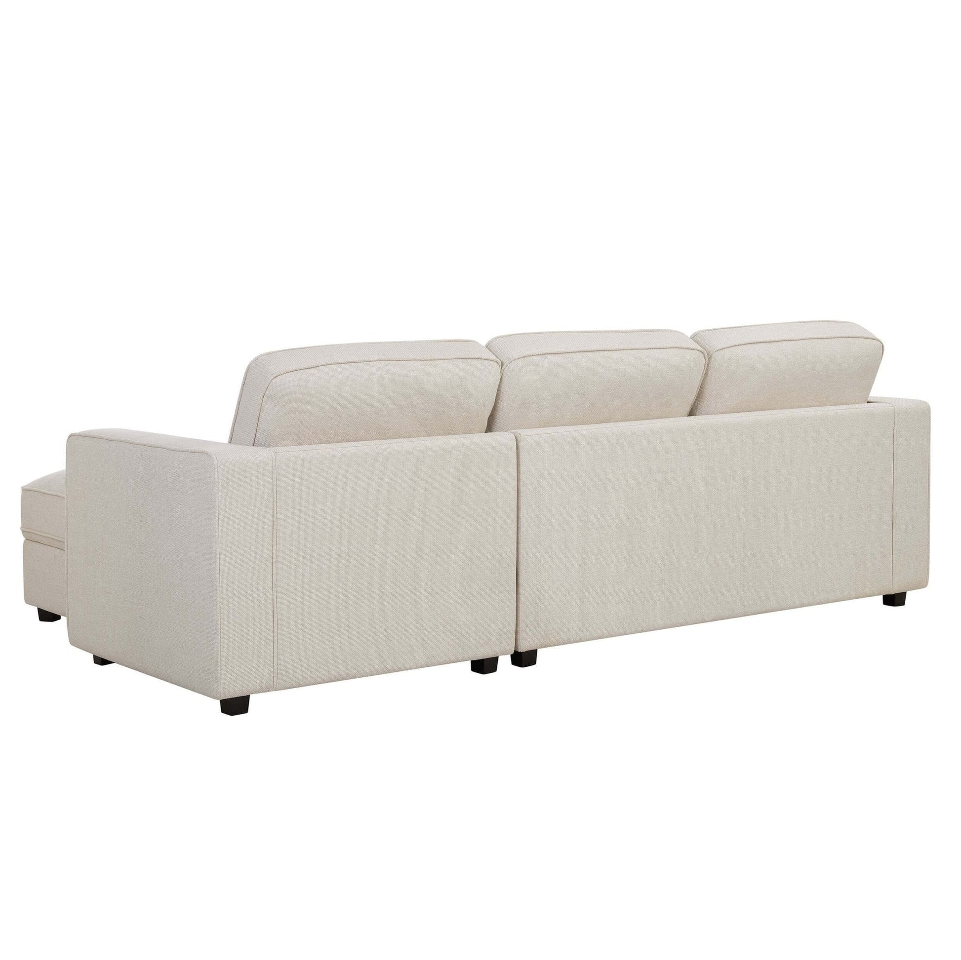Soho Right Hand Storage Chaise Sofa - Beige - DUSK