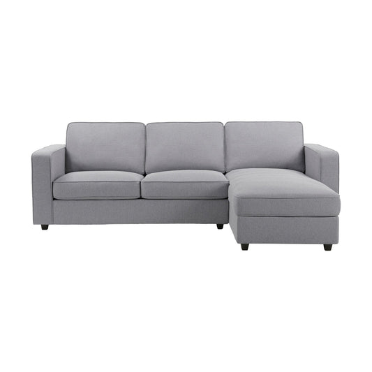 Soho Right Hand Storage Chaise Sofa - Blue Grey - DUSK