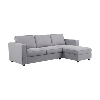 Soho Right Hand Storage Chaise Sofa - Blue Grey - DUSK