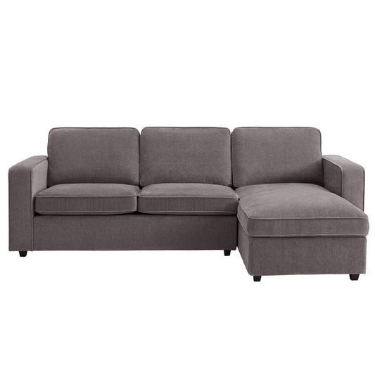 Soho Right Hand Storage Chaise Sofa - Grey - DUSK