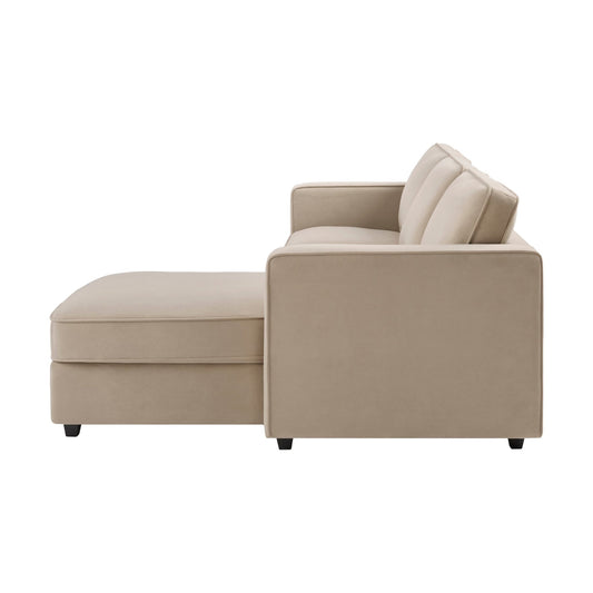 Soho Right Hand Storage Chaise Sofa - Sand - DUSK