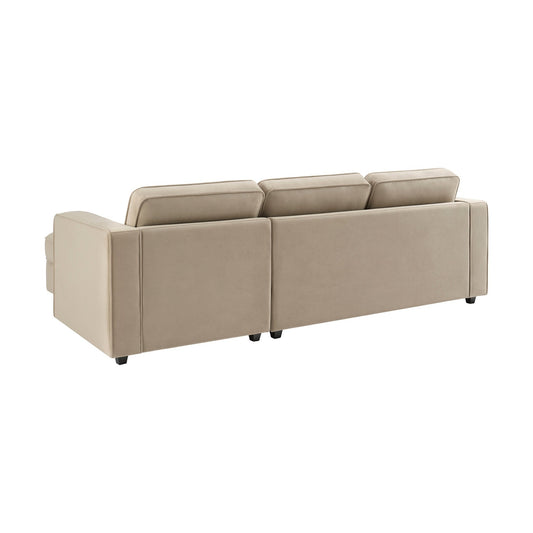 Soho Right Hand Storage Chaise Sofa - Sand - DUSK