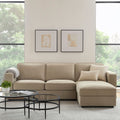 Soho Right Hand Storage Chaise Sofa - Sand - DUSK