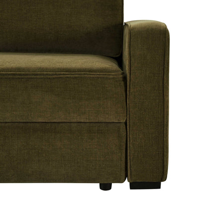 Soho Sofa Bed - Chenille Olive - DUSK