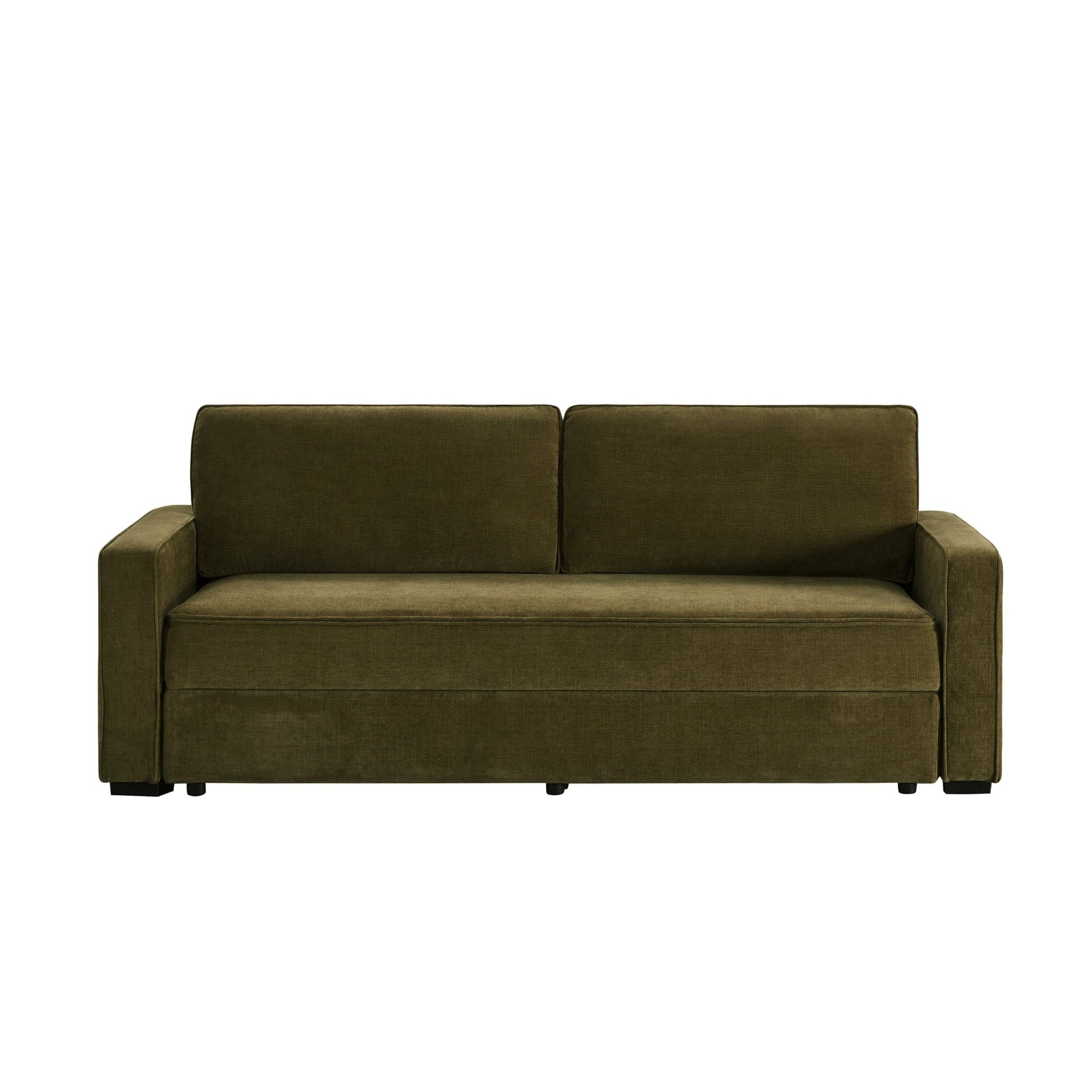 Soho Sofa Bed - Chenille Olive - DUSK