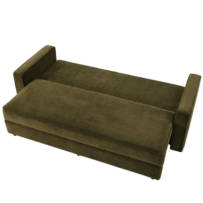Soho Sofa Bed - Chenille Olive - DUSK