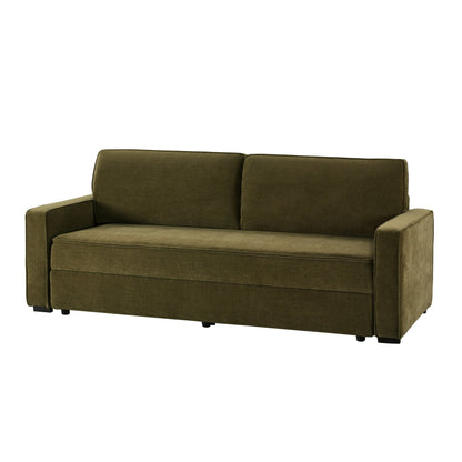 Soho Sofa Bed - Chenille Olive - DUSK