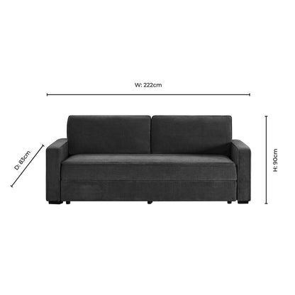 Soho Sofa Bed - Ink - DUSK