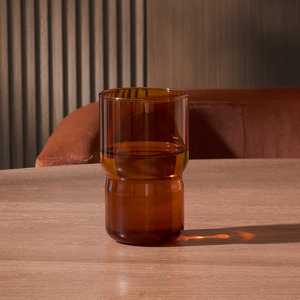 Sonne Colour Glass Highballs - Set of 4 - Amber - DUSK