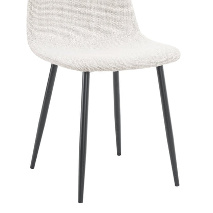 Sophia Set of 2 Dining Chairs - Boucle - Ivory - DUSK